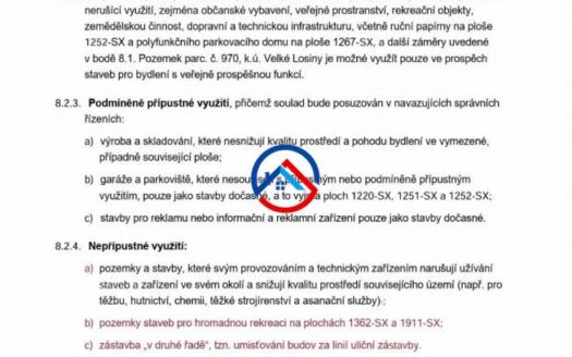 Prodej pozemku Loučná nad Desnou