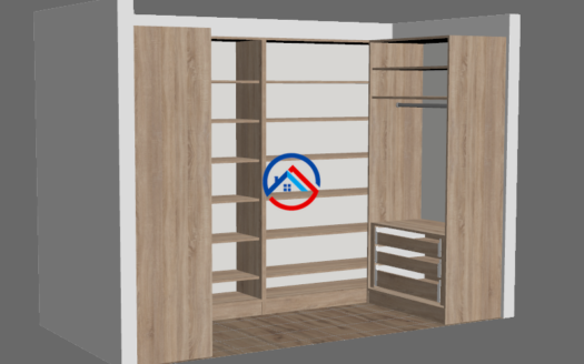 Pronájem vybaveného bytu 2+kk s terasou, A2B, Brodek u Přerova