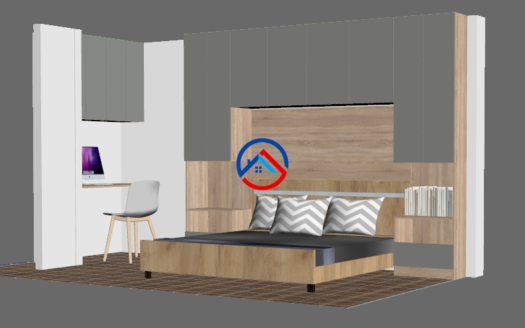 Pronájem vybaveného bytu 2+kk s terasou, A2A, Brodek u Přerova