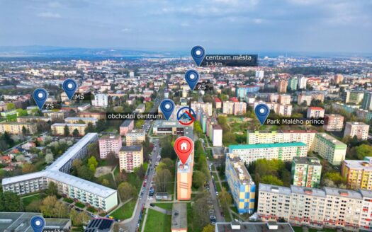 Prodej bytu 3+1, Stiborova Olomouc