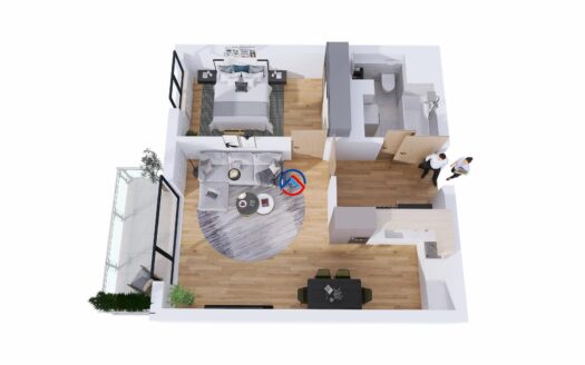Pronájem bytu 2+kk 52,4 m2, Tř. Jiřího Pelikána