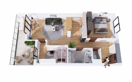 Komfortní 3+kk, 76m2 s velkou terasou | Jeremiášova | Povel