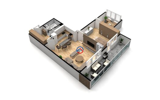 Prodej bytu 3+kk s lodžií a garážovým stáním